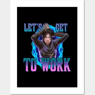 Wraith - Let's Get To Work Posters and Art